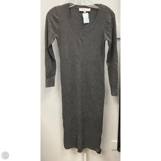 Dress Sweater By Logg In Grey, Size: S