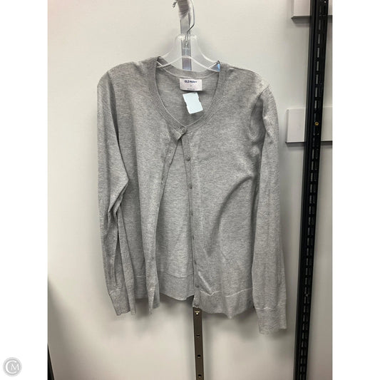 Sweater Cardigan By Old Navy In Grey, Size: Xl
