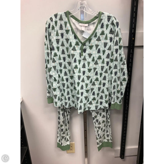 Pajamas 2pc By Lc Lauren Conrad In Green, Size: Xxl