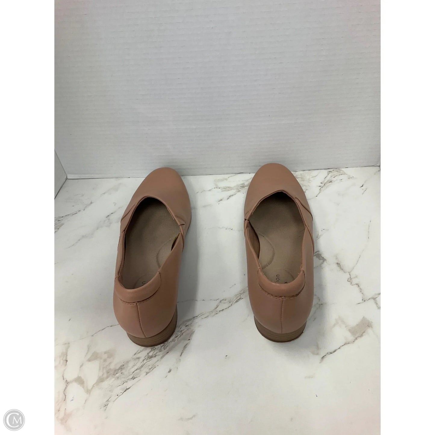 Shoes Heels Block By Clarks In Beige, Size: 8