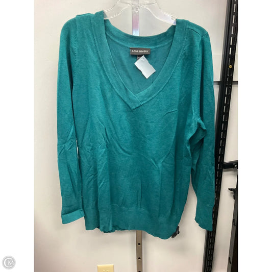 Sweater By Lane Bryant In Green, Size: Xl