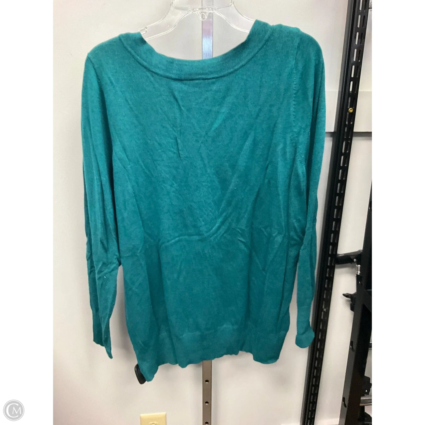 Sweater By Lane Bryant In Green, Size: Xl