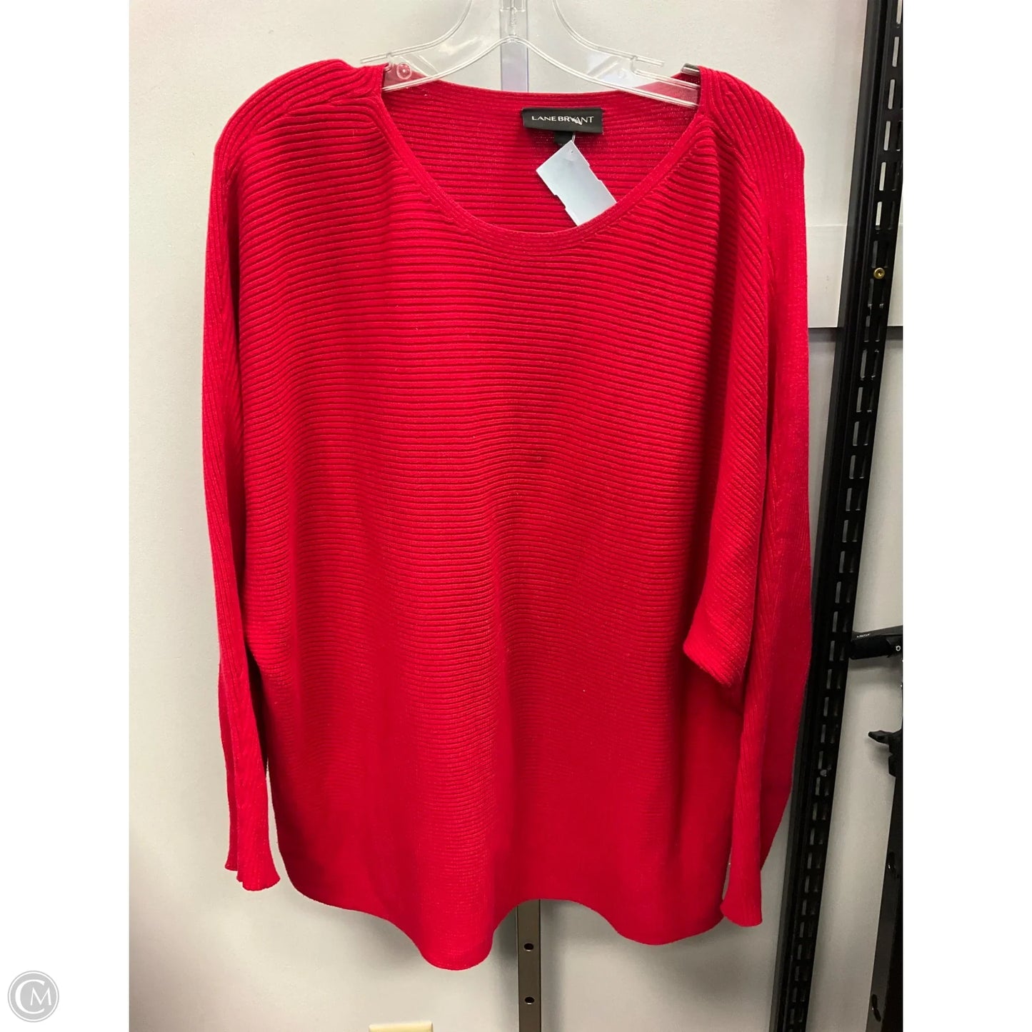 Sweater By Lane Bryant In Red, Size: Xl