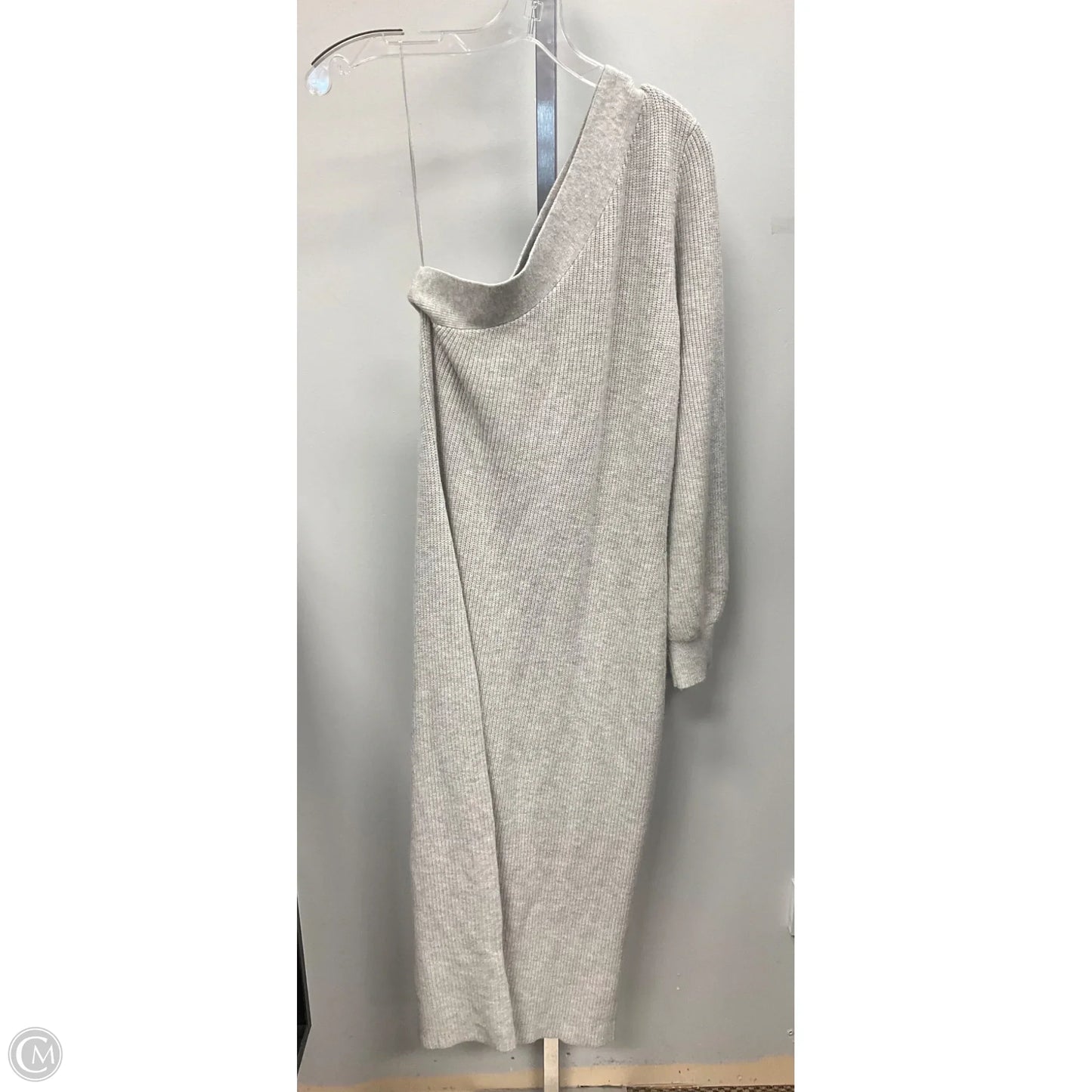 Dress Sweater By Express In Grey, Size: L