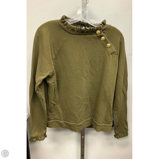 Top Long Sleeve By Talbots In Green, Size: M