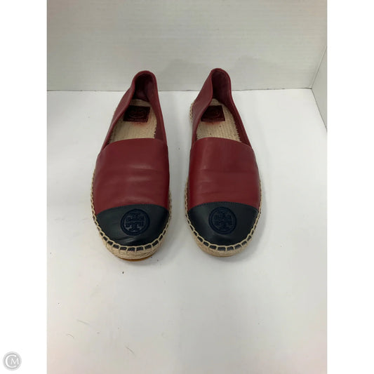 Shoes Designer By Tory Burch In Maroon, Size: 9