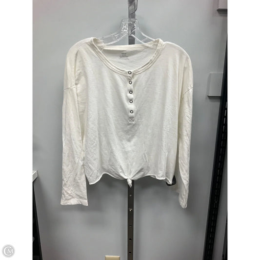 Top Long Sleeve Basic By Aerie In cream