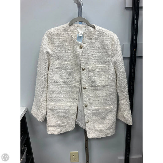 Blazer By H&m In Cream, Size: S