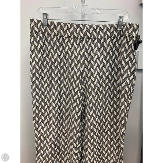 Pants Dress By Anne Klein In Black & Cream, Size: L