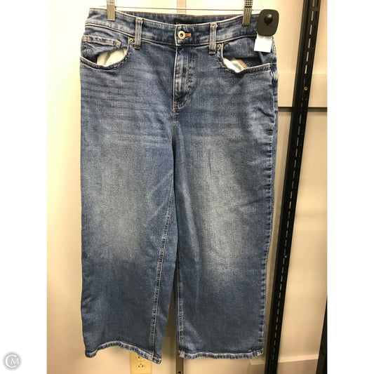 Jeans Wide Leg By Talbots In Blue Denim, Size: 10