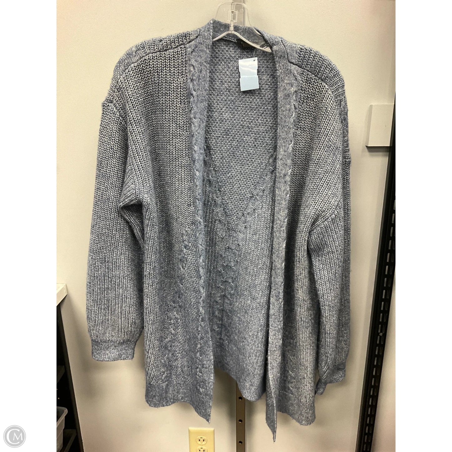 Sweater Cardigan By Talbots In Blue, Size: Xl