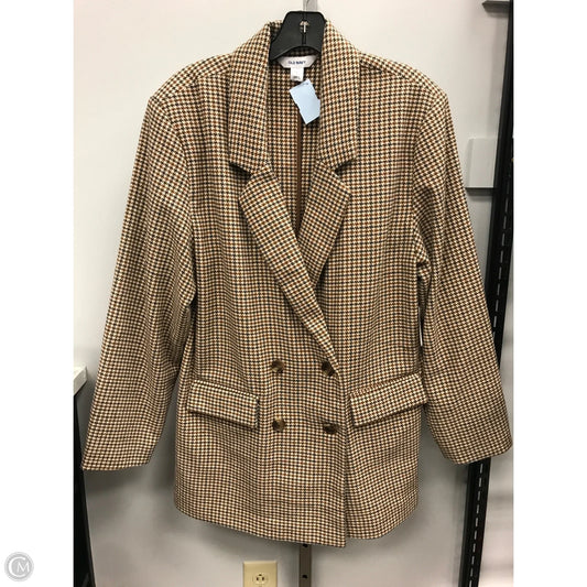 Blazer By Old Navy In Brown & Cream, Size: L