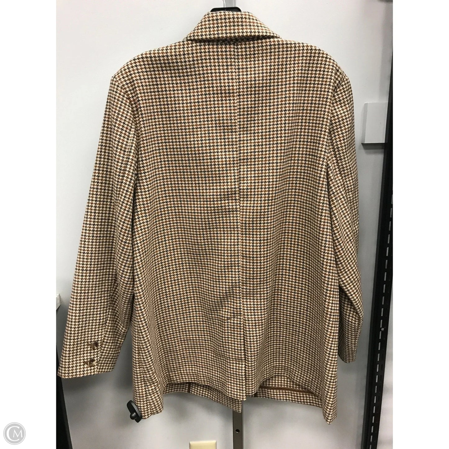 Blazer By Old Navy In Brown & Cream, Size: L