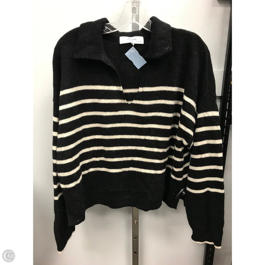 Sweater By Madewell In Striped Pattern, Size: L