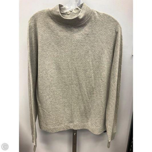 Top Long Sleeve By Madewell In Grey, Size: L