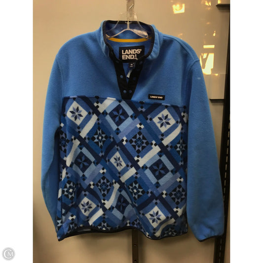 Top Long Sleeve By Lands End In Blue, Size: Xl