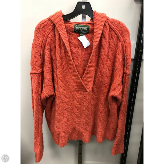 Sweater By American Eagle In Orange, Size: M