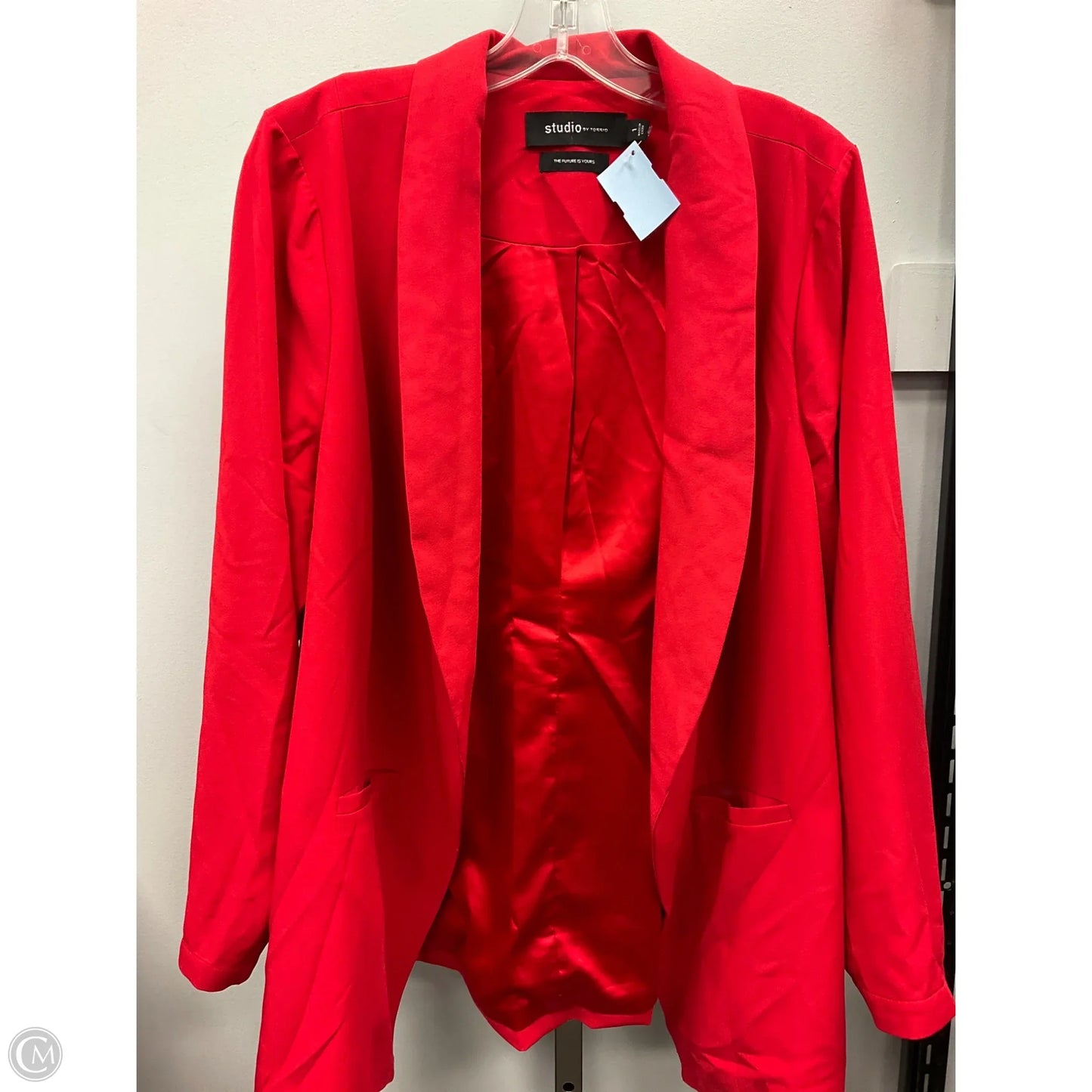 Blazer By Torrid In Red, Size: 1x