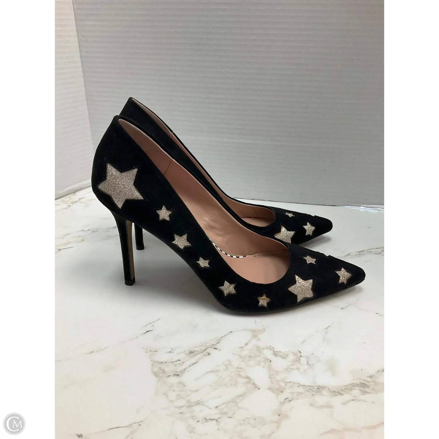 Shoes Heels Stiletto By Betsey Johnson In Animal Print, Size: 9.5