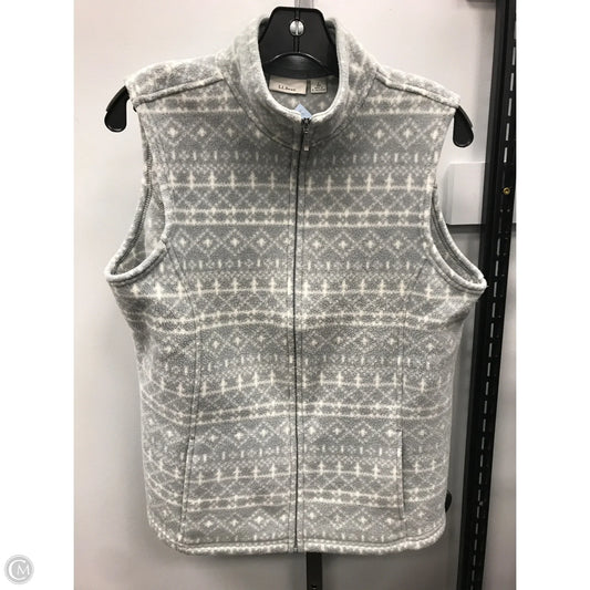 Vest Fleece By L.l. Bean In Grey, Size: L