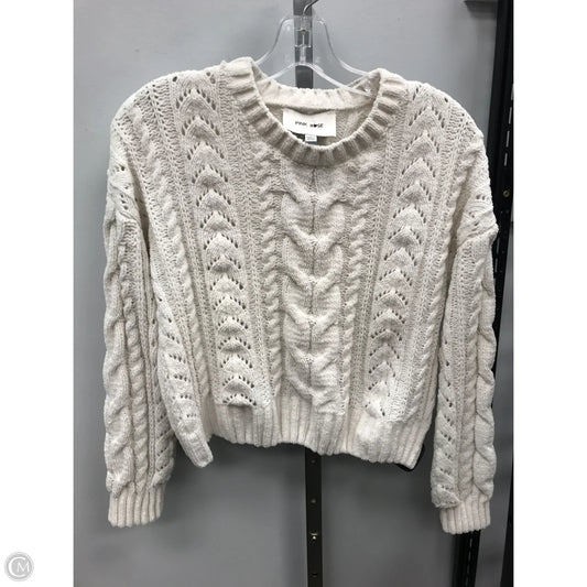 Sweater By Pink Rose In Cream, Size: M