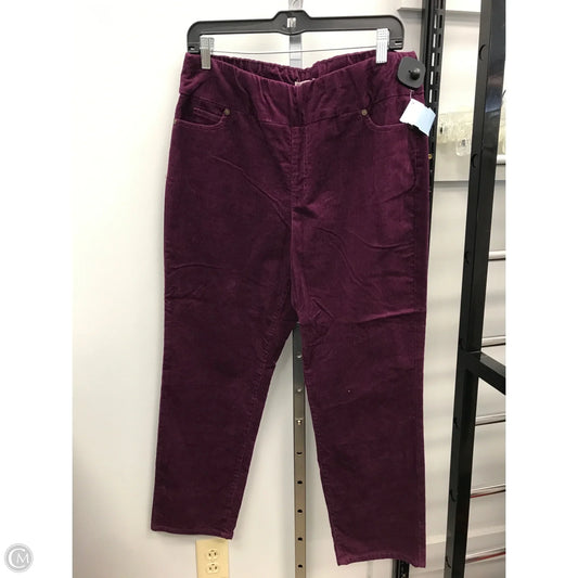 Pants Corduroy By Coldwater Creek In Purple, Size: 12p
