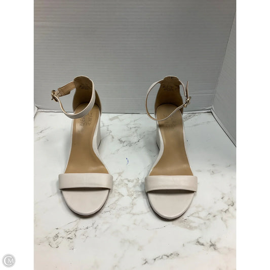 Sandals Heels Wedge By Naturalizer In Cream, Size: 8