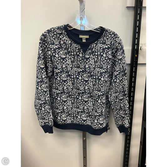 Top Long Sleeve By Style And Company In Navy, Size: Xs