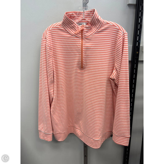Top Long Sleeve By Croft And Barrow In Striped Pattern, Size: L