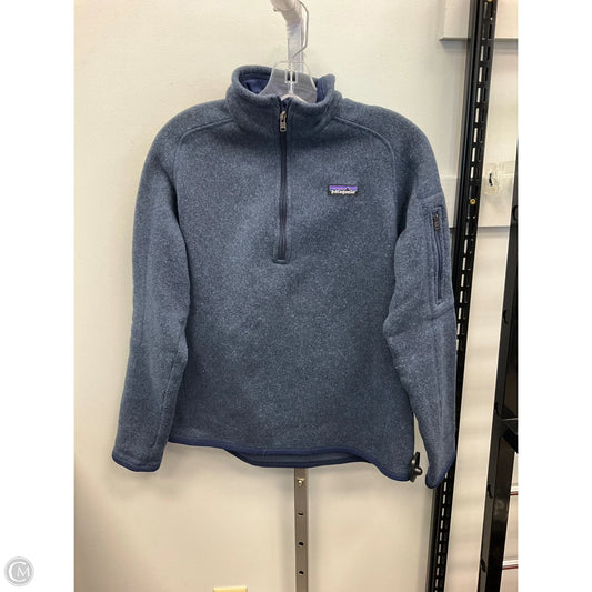 Top Long Sleeve By Patagonia In Navy, Size: L