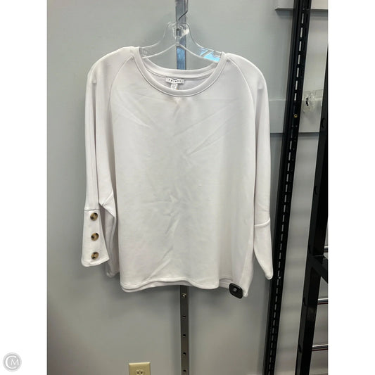 Top Long Sleeve By Tribal In White, Size: Xl