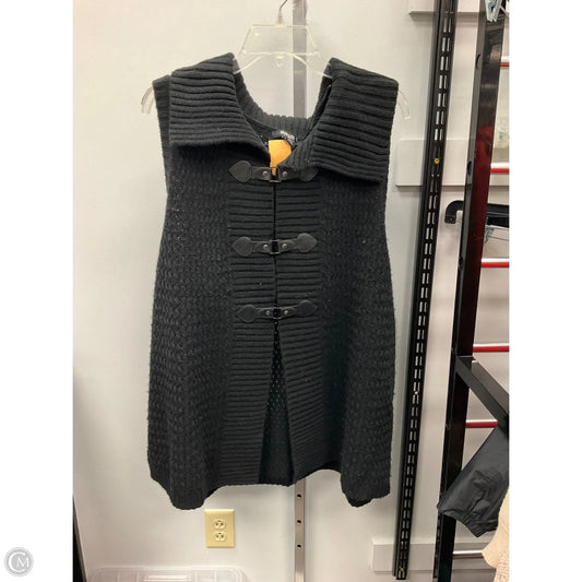 Vest Sweater By Style And Company In Black, Size: 3x