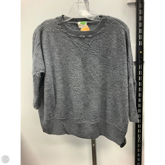 Sweater Short Sleeve By Anthropologie In Grey, Size: S