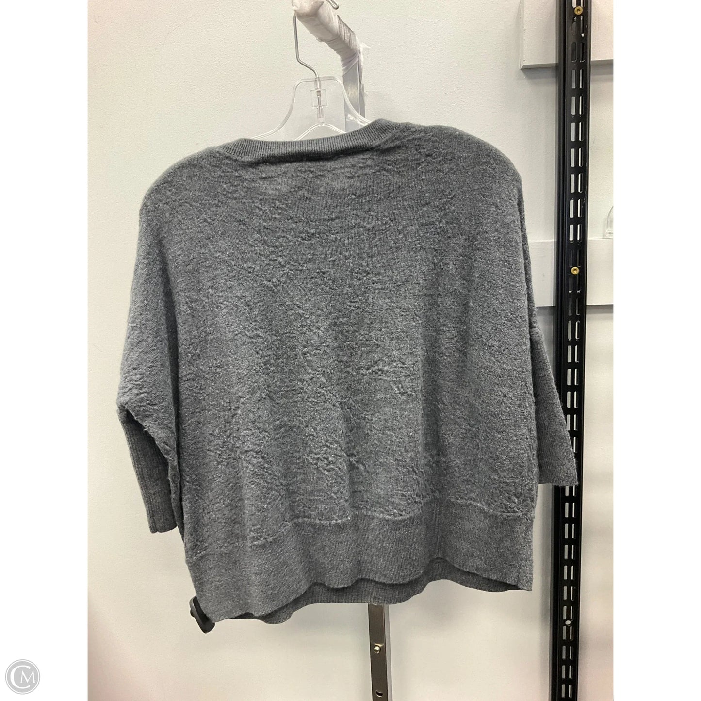 Sweater Short Sleeve By Anthropologie In Grey, Size: S