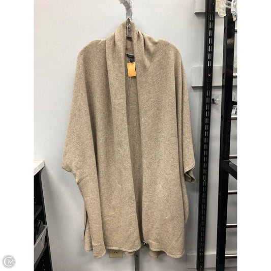 Sweater Cardigan By Eileen Fisher In Tan, Size: Xl