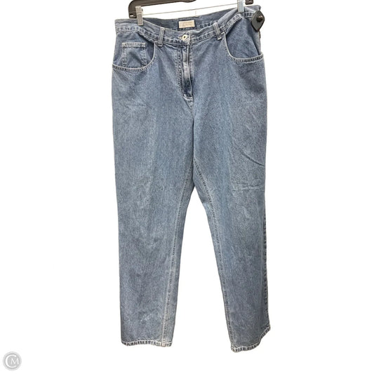 Jeans Wide Leg By Christopher And Banks In Blue Denim, Size: 14