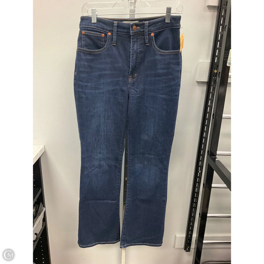 Jeans Flared By Madewell In Blue Denim, Size: 4