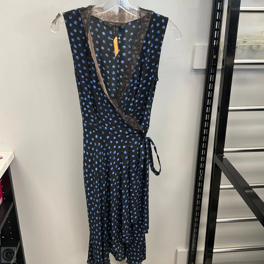 Dress Casual Short By Bcbgmaxazria In Black & Blue, Size: Xxs