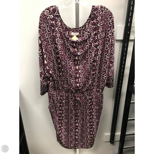 Dress Casual Short By Calvin Klein In Purple, Size: 18