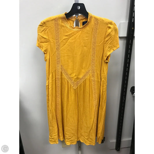 Dress Casual Short By Blue Rain In Yellow, Size: S