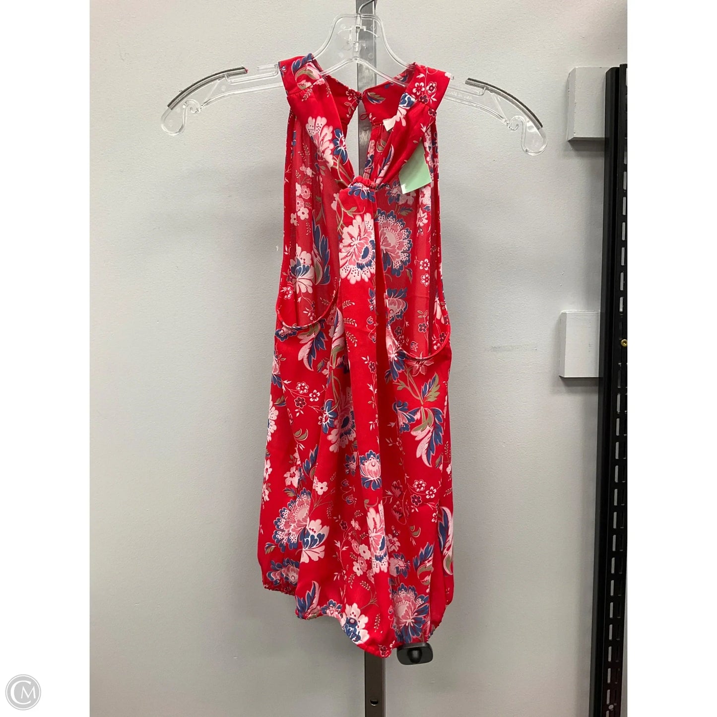 Top Sleeveless By Loft In Floral Print, Size: S