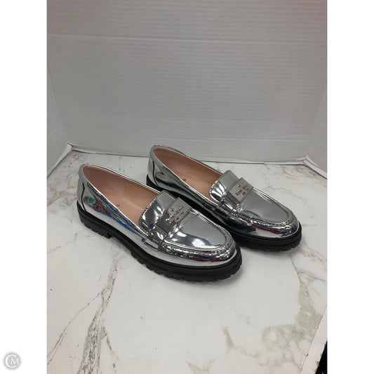Shoes Designer By Kate Spade In Silver, Size: 8.5