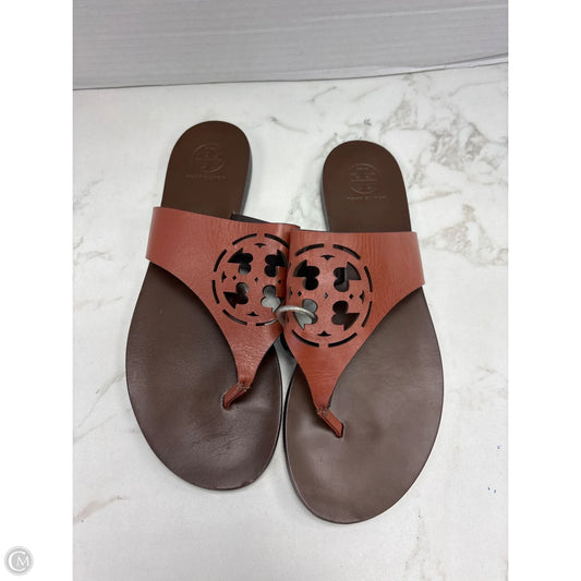 Sandals Designer By Tory Burch In Brown, Size: 8
