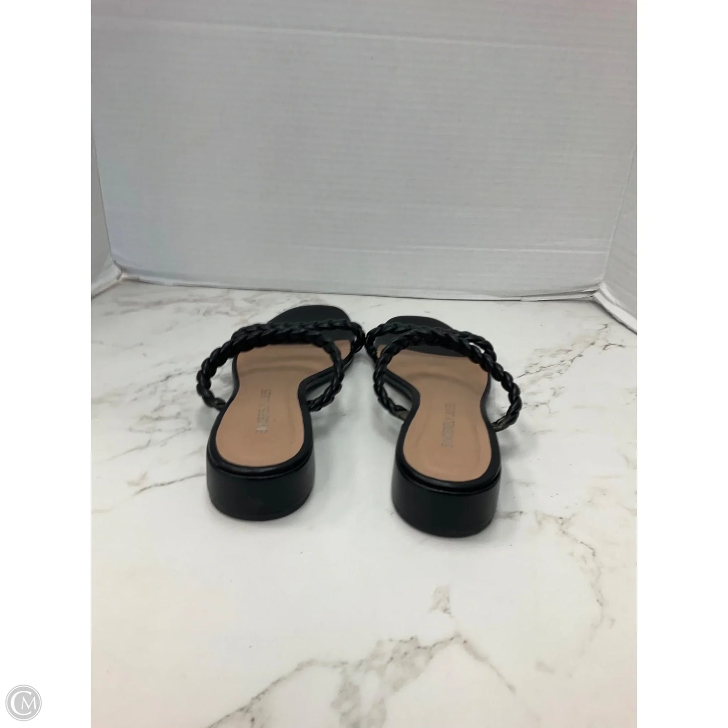 Sandals Heels Block By Sincerely Jules In Black, Size: 8