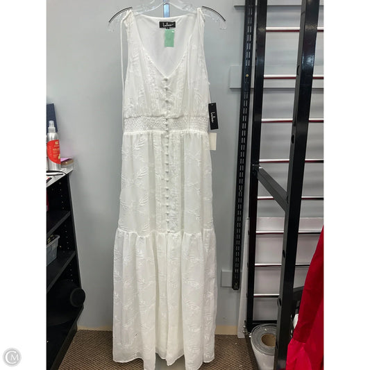 Dress Casual Maxi By Lulus In White, Size: M