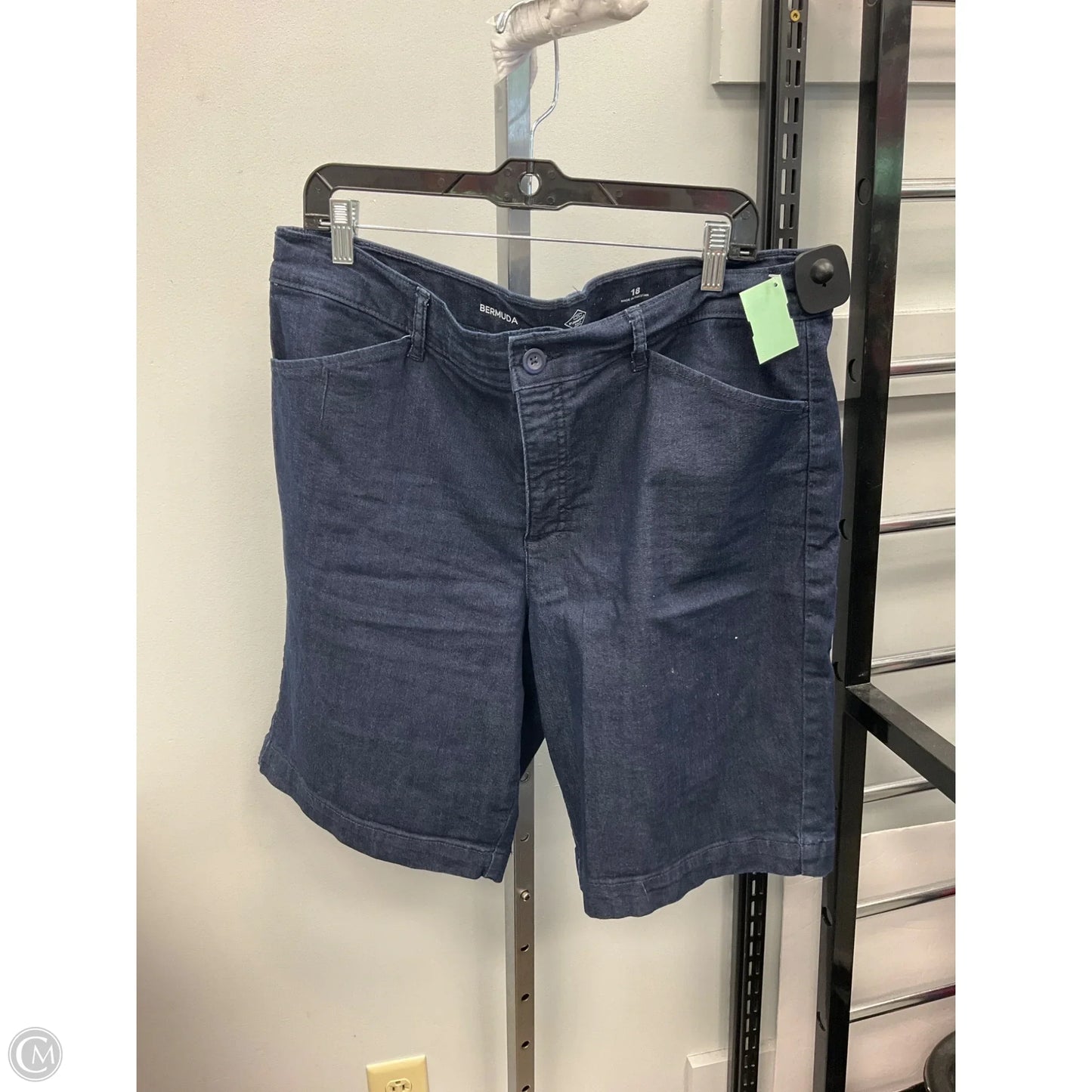 Shorts By St Johns Bay In Blue Denim, Size: 18