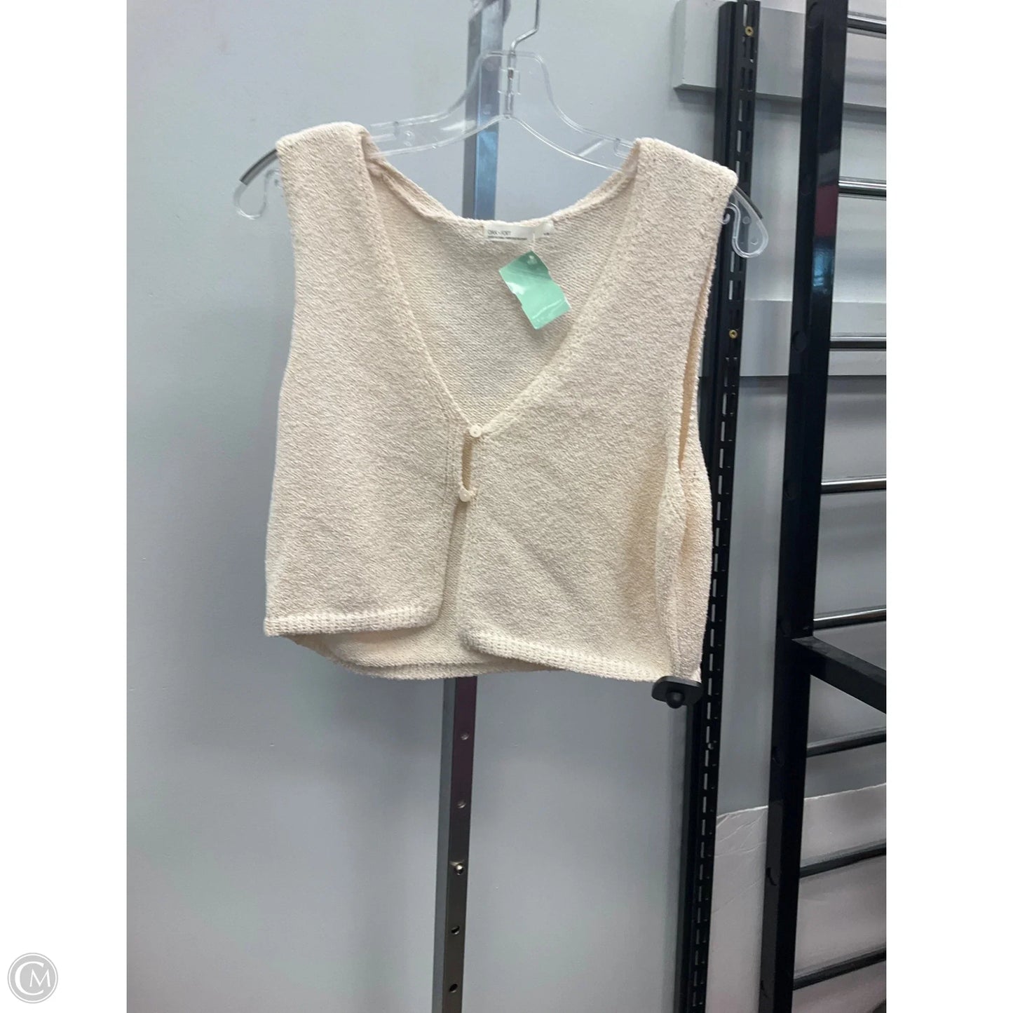 Top Sleeveless By Cmc In Cream, Size: L