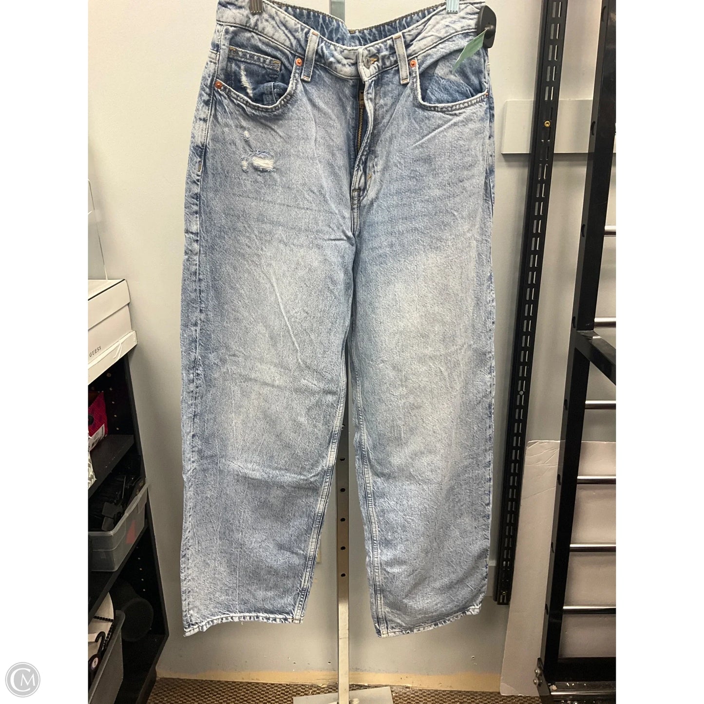 Jeans Wide Leg By Cmc In Blue Denim, Size: 8