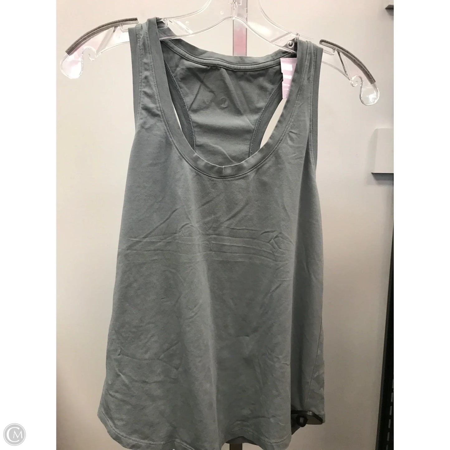 Athletic Tank Top By Lululemon In Grey, Size: M