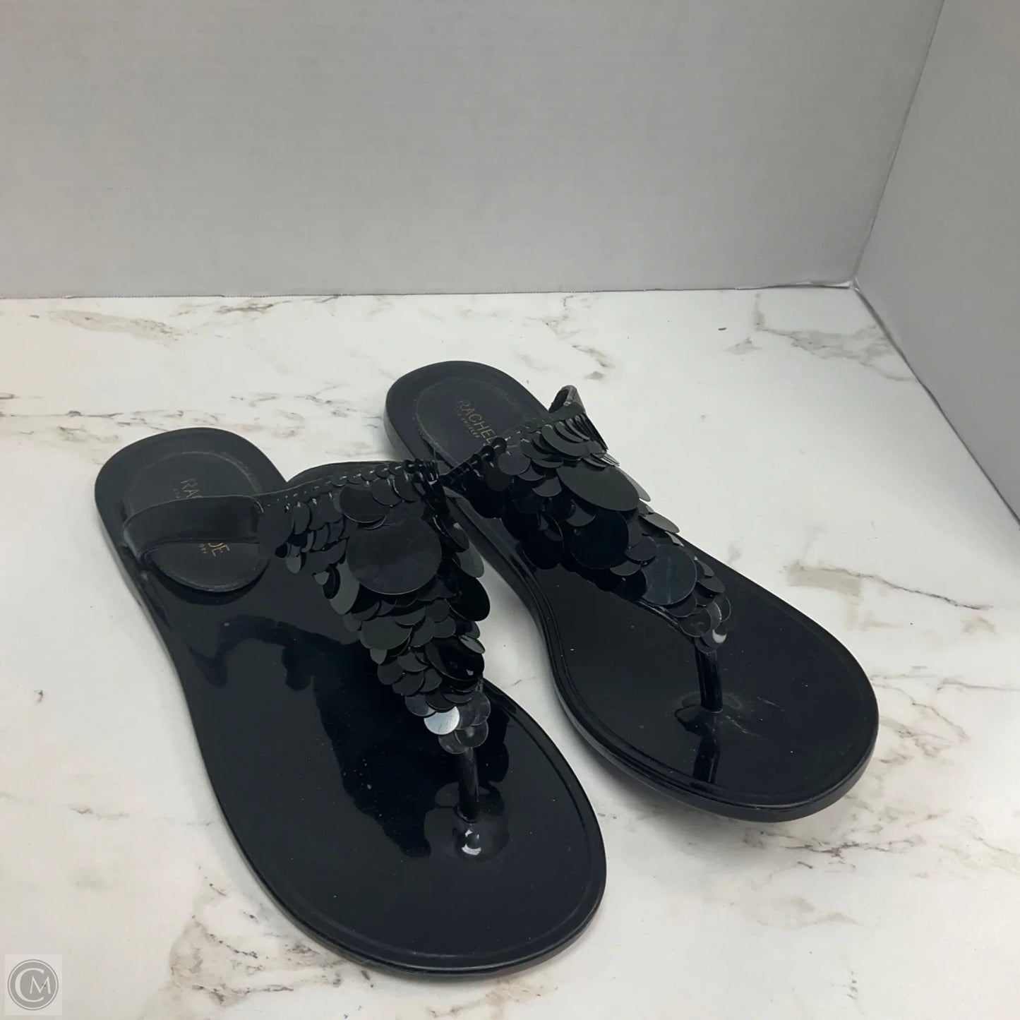 Sandals Flats By Rachel Zoe In Black, Size: 7